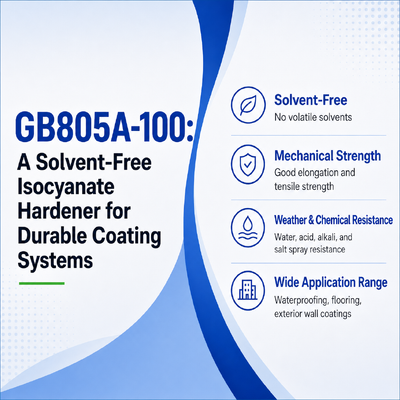 GB805A-100: Een oplosmiddelvrije isocyanaatverharder voor duurzame coatingsystemen