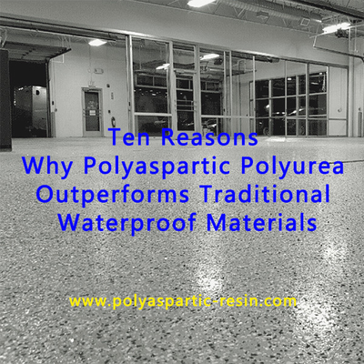 Tien redenen waarom polyaspartic-polyurea beter presteert dan traditionele waterdichte materialen